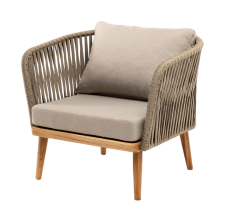 Кресло плетеное для уличных кафе и ресторанов